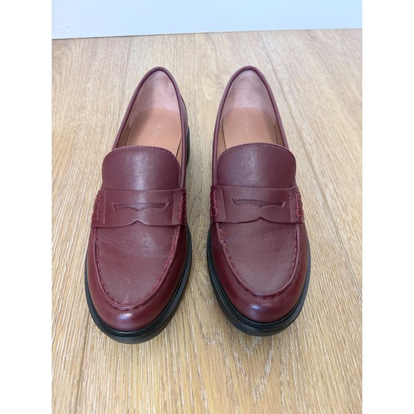 Nordstrom Shoes - Nordstrom Nola Lafayette Leather Penny Loafers Burgundy Oxblood Shoes 6.5M